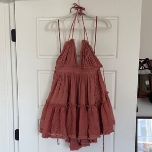 Free People Pink Mini Dress